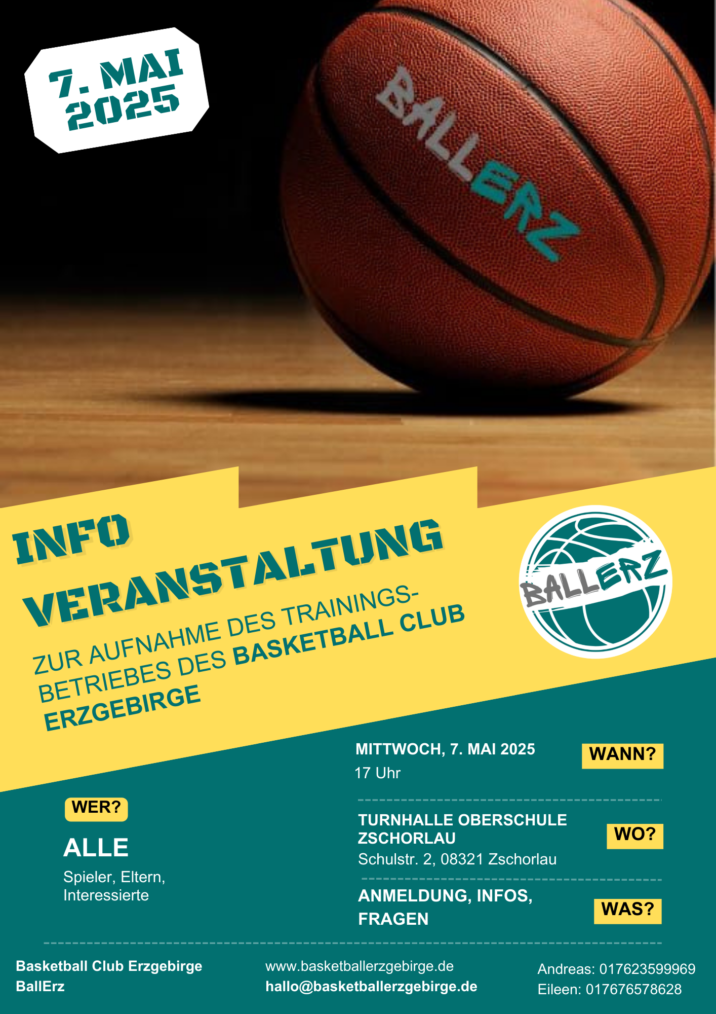 Flyer zur Infoveranstaltung