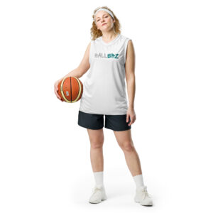 Recyceltes Unisex-Basketballtrikot - Ballerz Schriftzug