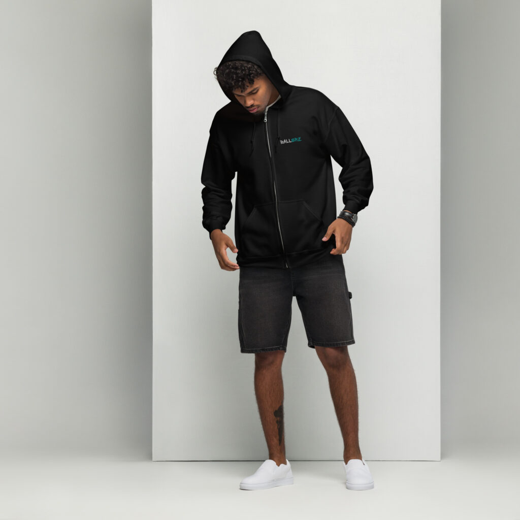 Unisex Sweatjacke - Ballerz Schriftzug