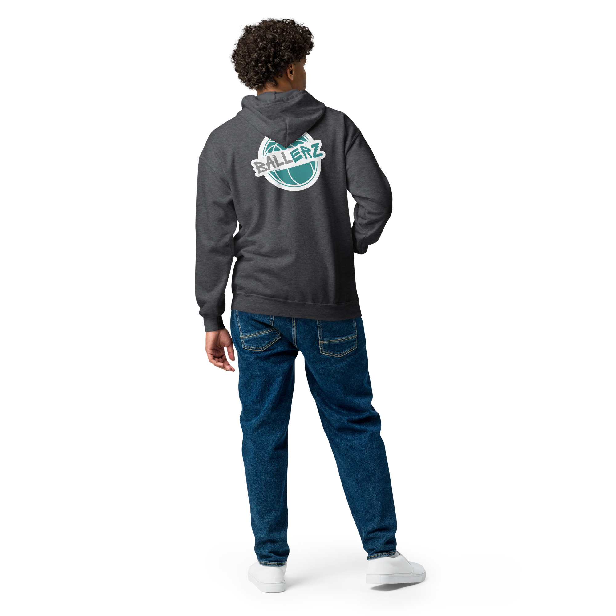 Unisex Sweatjacke - Ballerz Logo – Bild 2